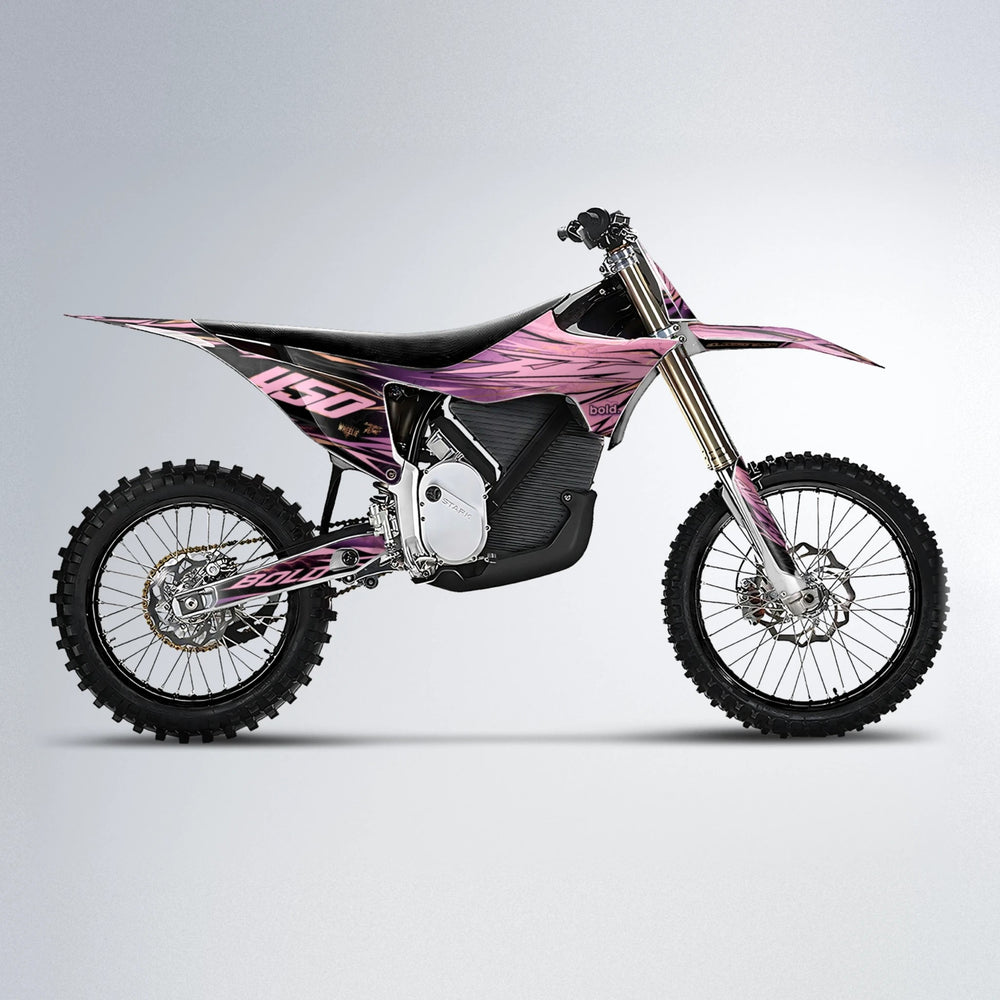 TOTH Stark Varg MX motocross graphics kit in Sakura Pink