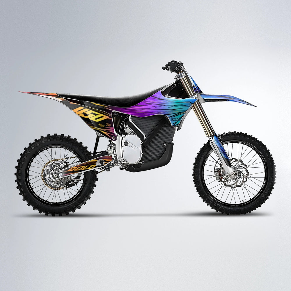 TOTH Stark Varg MX motocross graphics kit in Sunset Fade