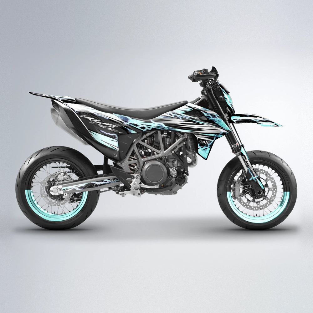 TRINITY KTM SMC 690 supermoto graphics kit in Mint