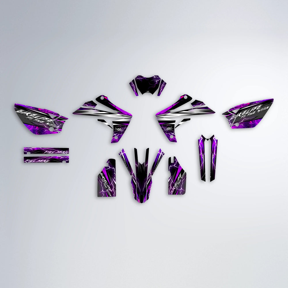TRINITY Rieju MRT graphics kit parts layout in Custom Colour
