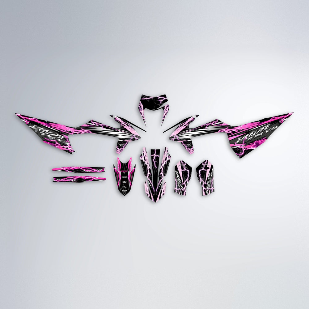 TRINITY graphics kit parts layout in Flamingo