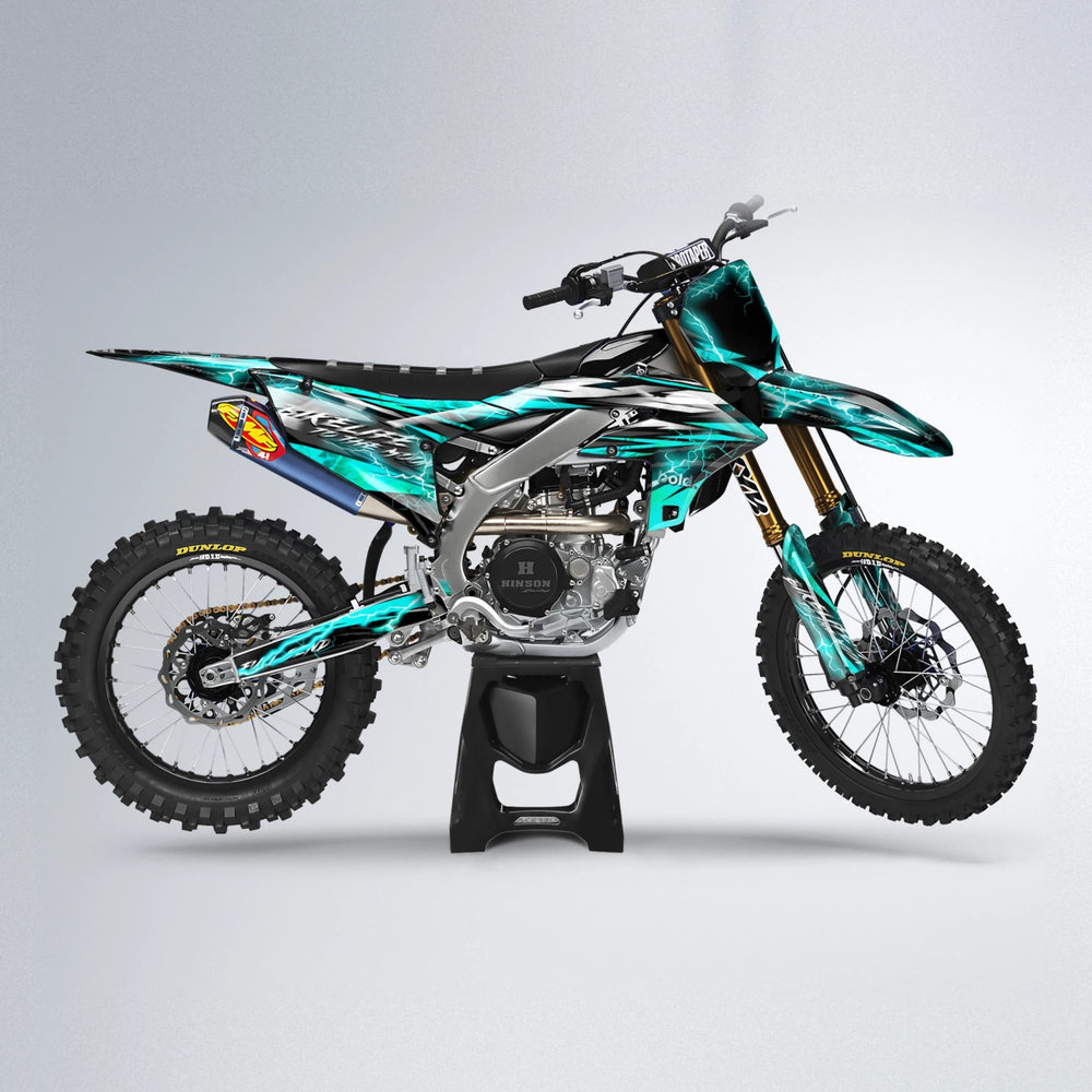TRINITY Yamaha YZF MX motocross graphics kit in Teal