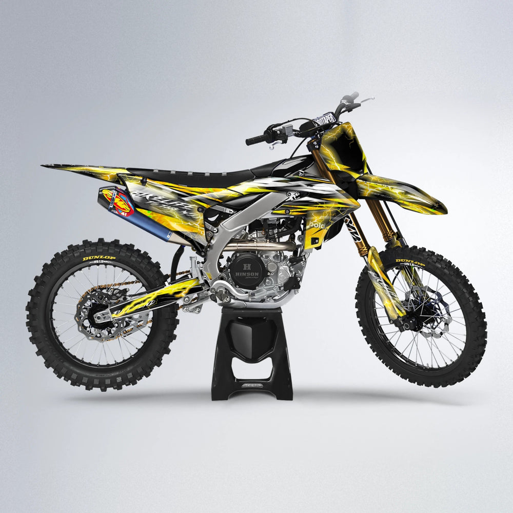 TRINITY Yamaha YZF MX motocross graphics kit in Yellow