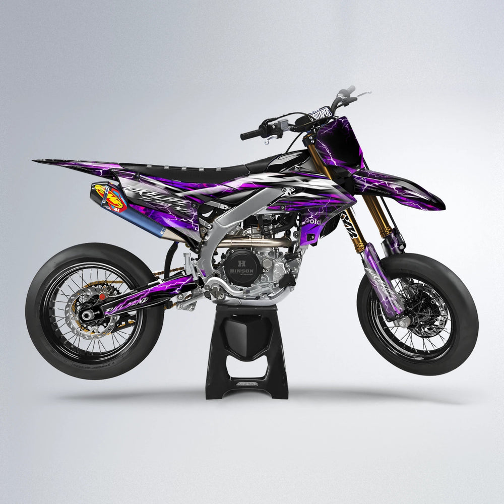 TRINITY Yamaha YZF SM supermoto graphics kit in Pink