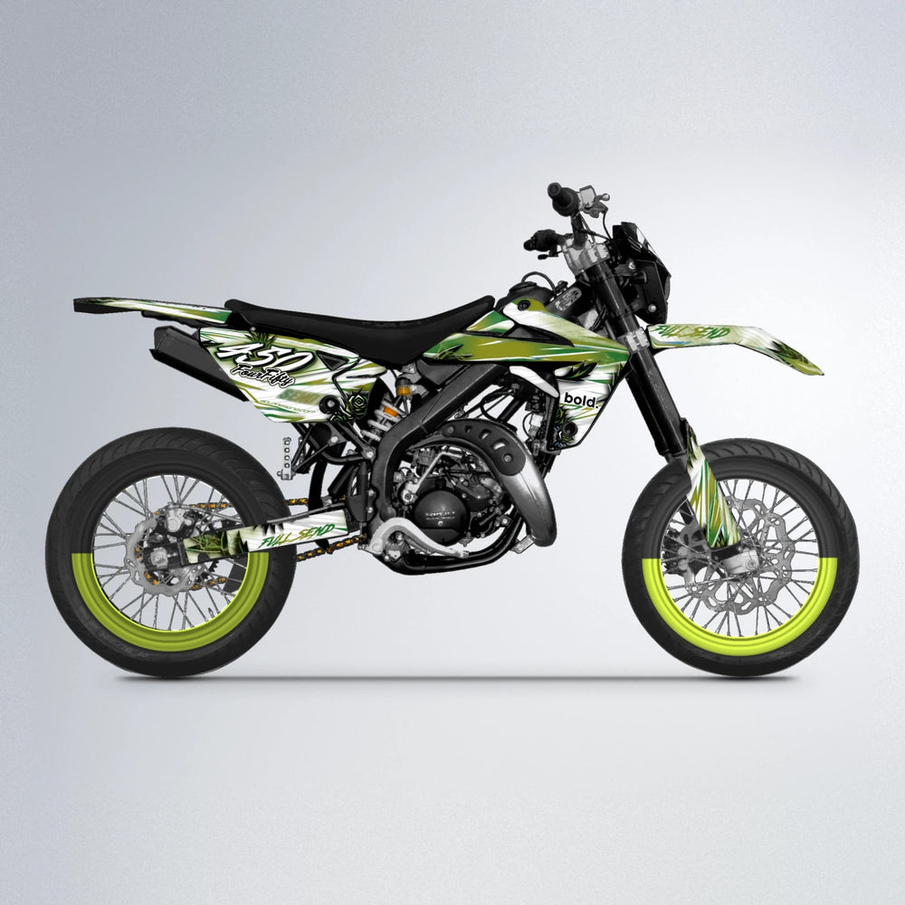 TROPIC Rieju MRT supermoto graphics kit in Olive