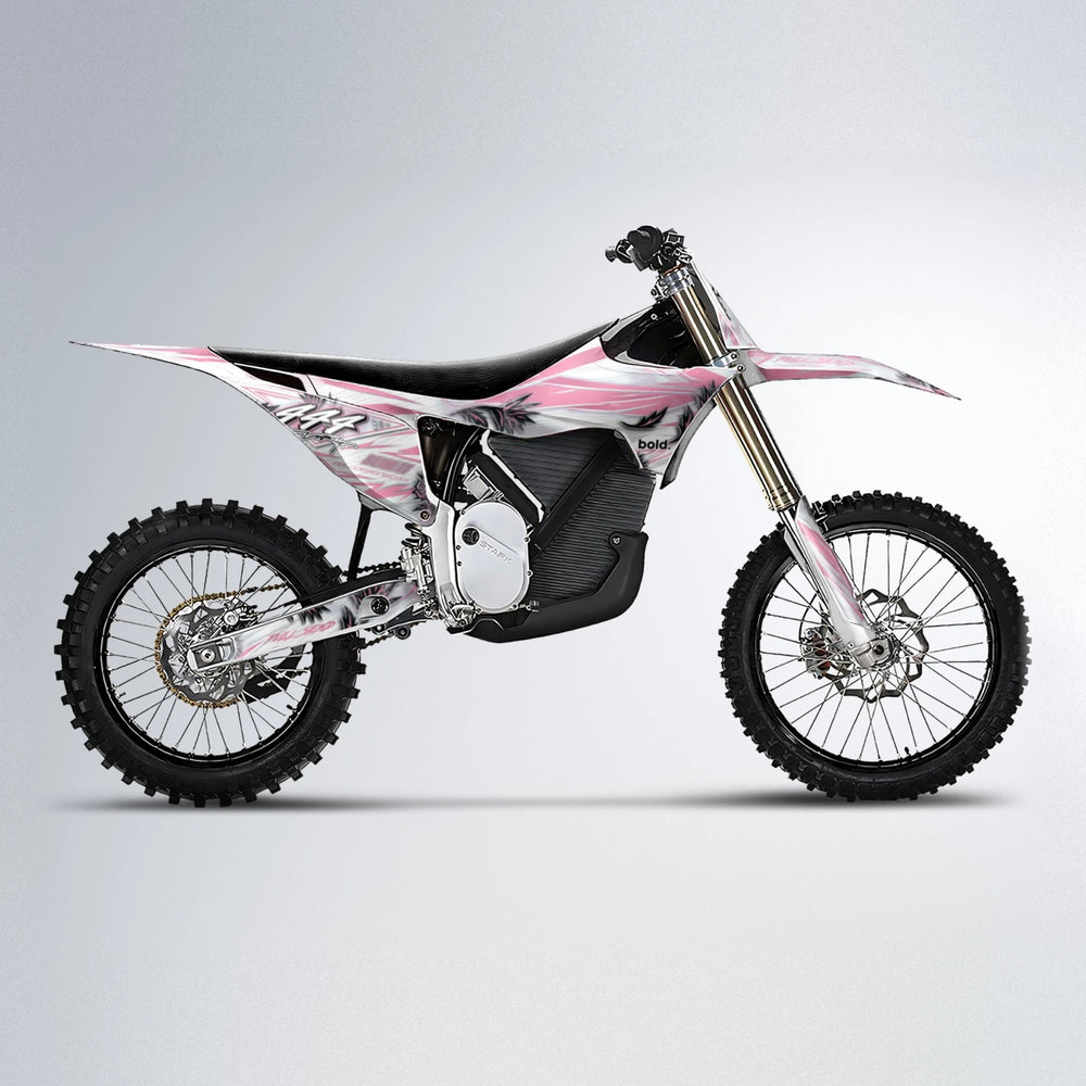 TROPIC Stark Varg MX motocross graphics kit in Sakura Pink