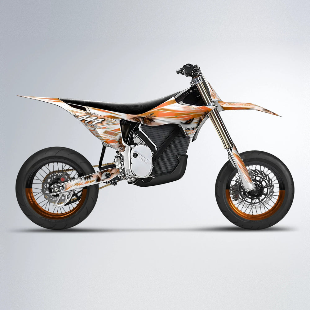 TROPIC Stark Varg SM supermoto graphics kit in Orange