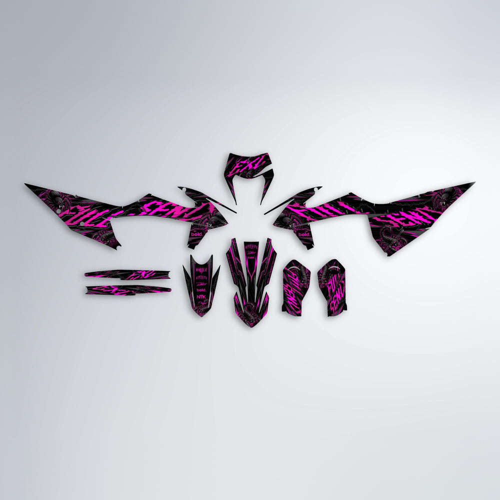 VENOM graphics kit parts layout in Pink