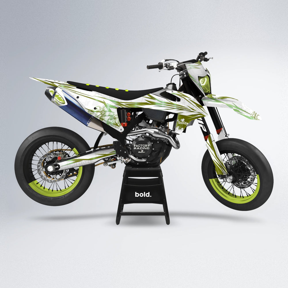 VICTORY supermoto graphics kit in Olive