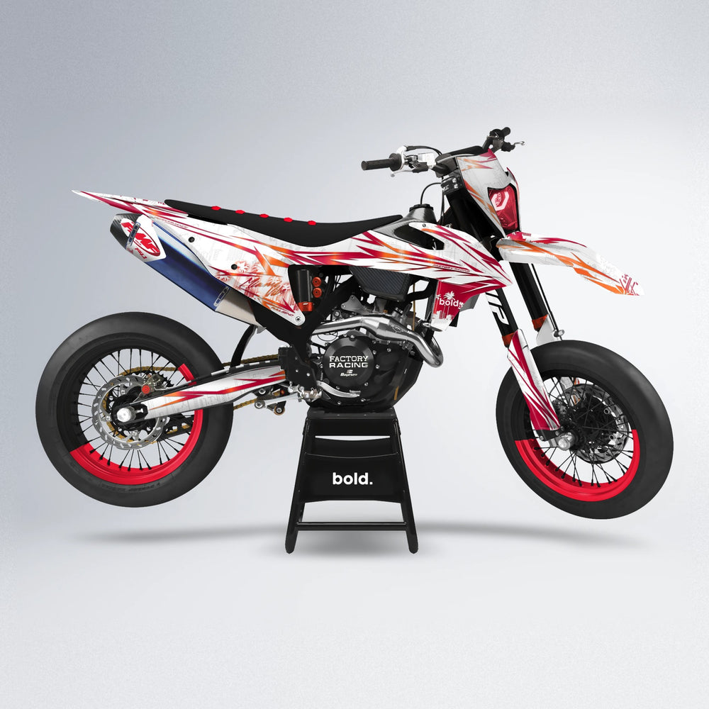 VICTORY supermoto graphics kit in Red