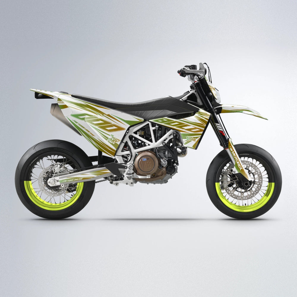 VITALY Husqvarna 701 supermoto graphics kit in Olive