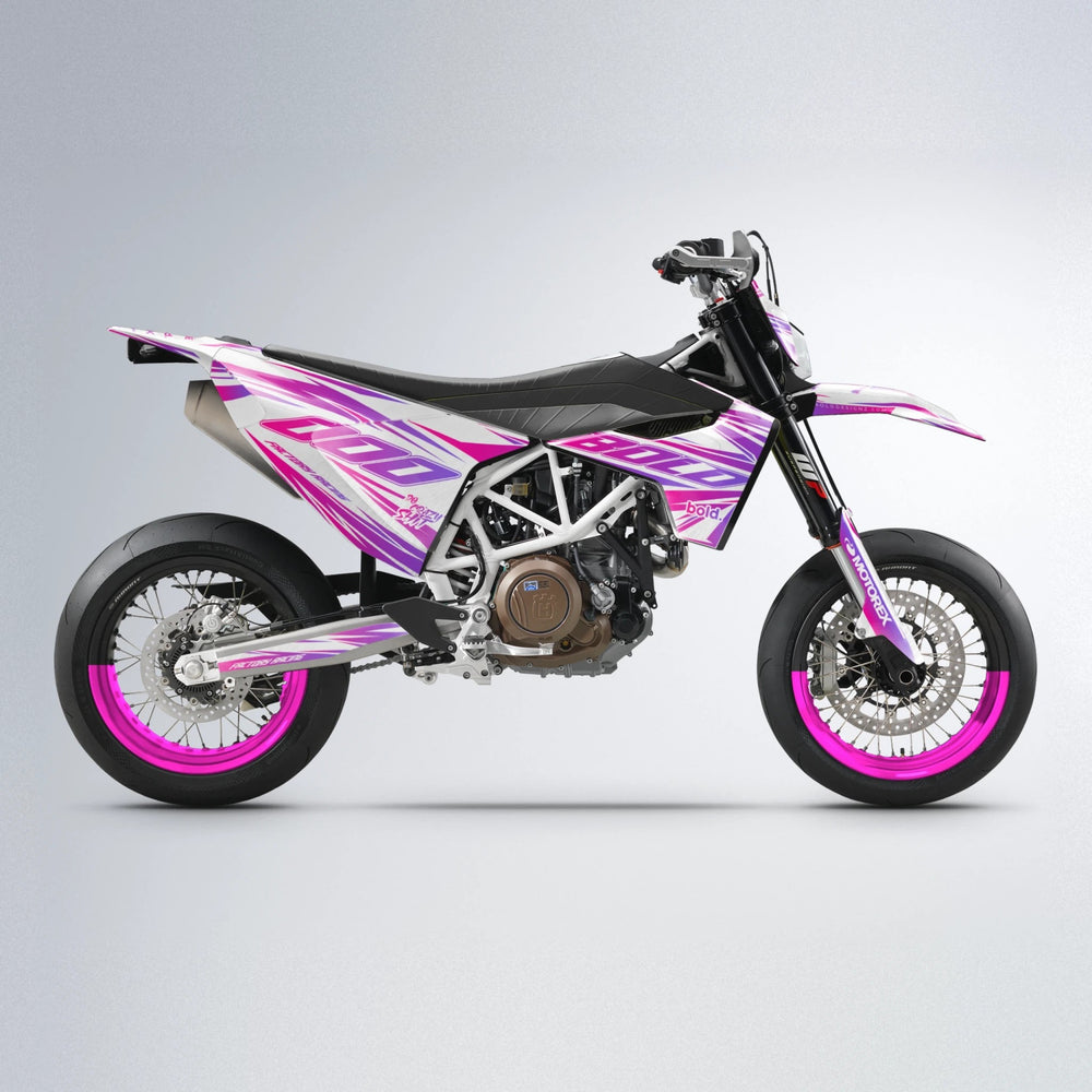 VITALY Husqvarna 701 supermoto graphics kit in Pink