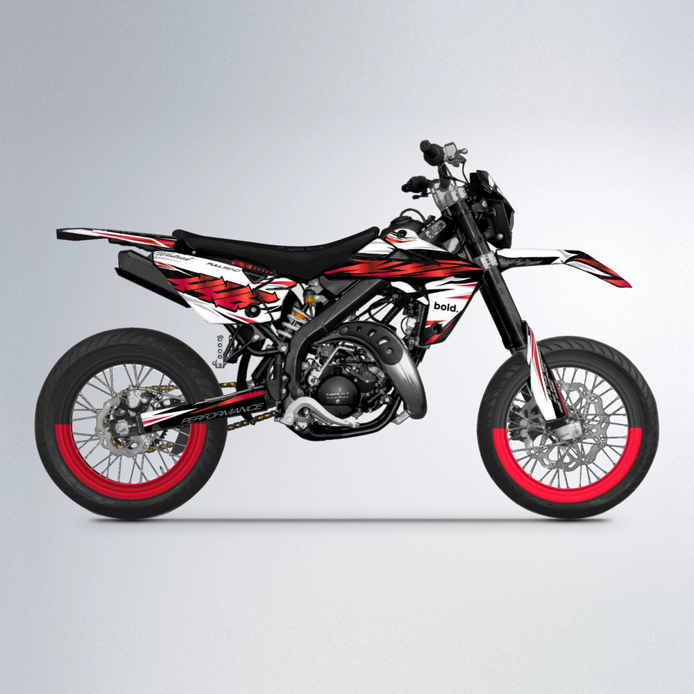 WESTCOAST Rieju MRT supermoto graphics kit in Red