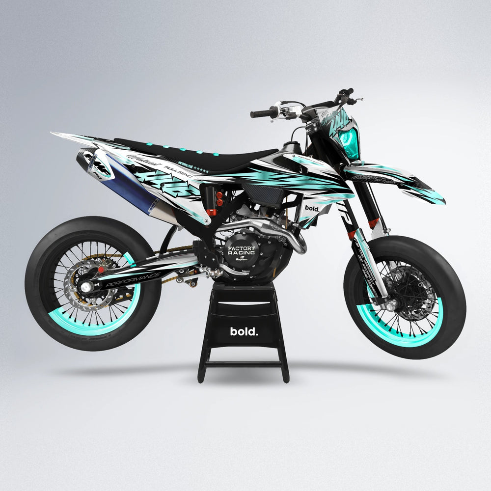 WESTCOAST supermoto graphics kit in Mint