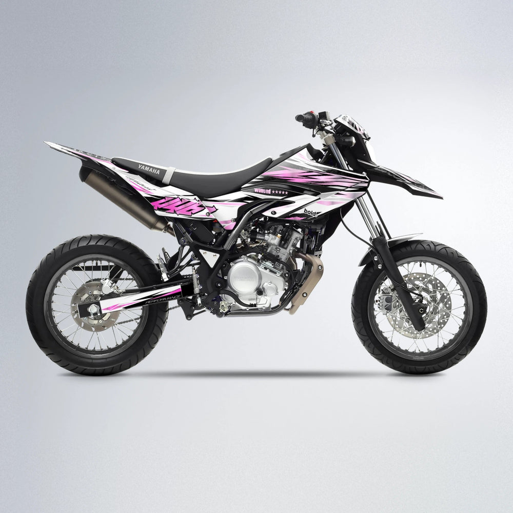 WESTCOAST Yamaha WR 125X supermoto graphics kit in Flamingo
