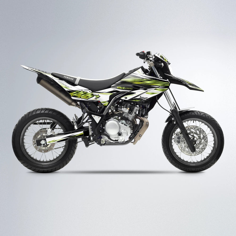 WESTCOAST Yamaha WR 125X supermoto graphics kit in Olive