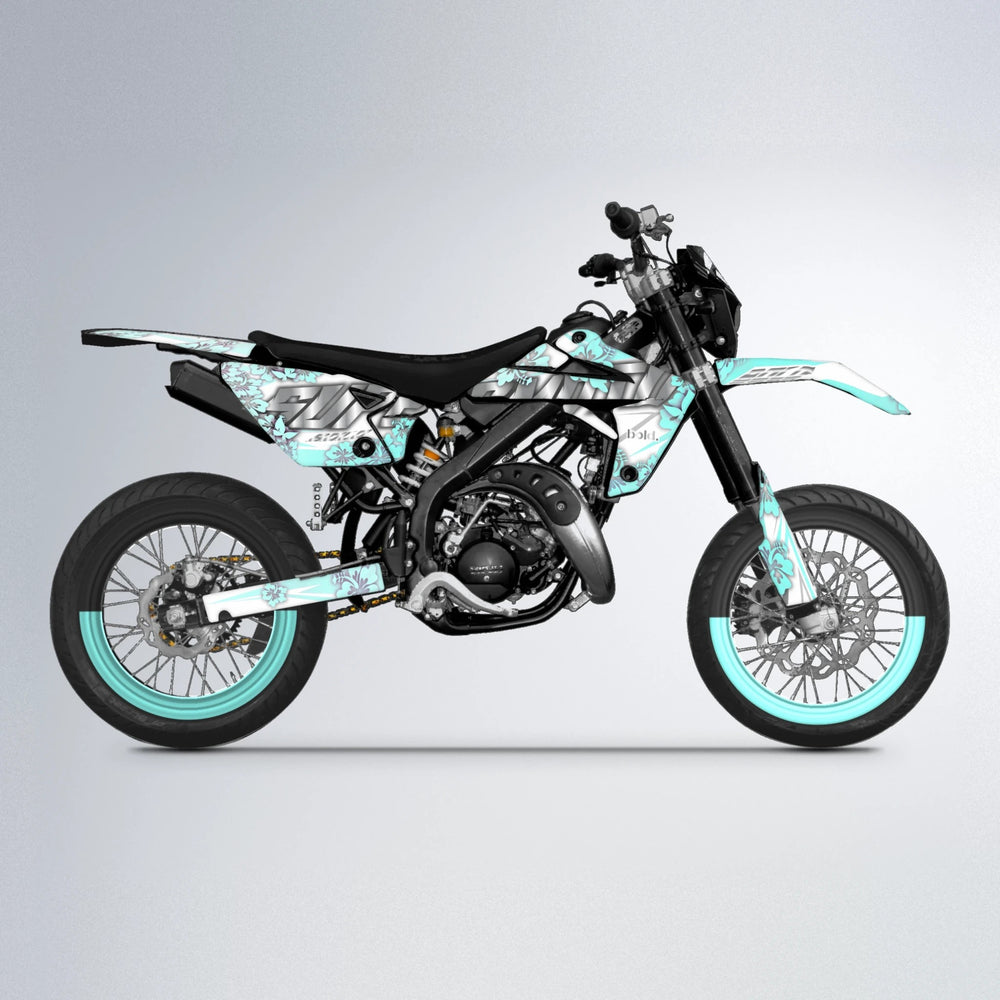 WNICOO Rieju MRT supermoto graphics kit in Mint