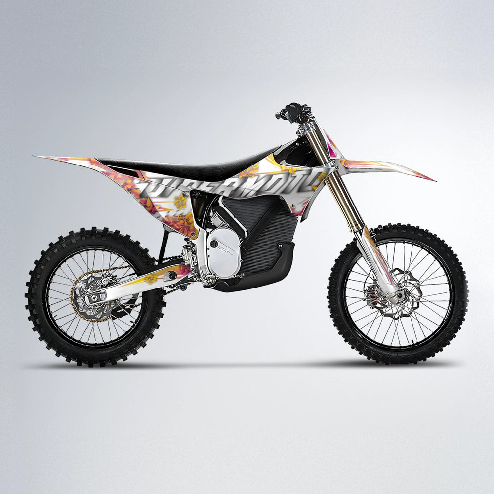 WNICOO Stark Varg MX motocross graphics kit in Pink & Yellow