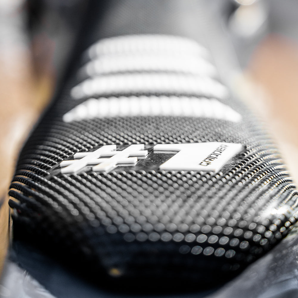 Seat Cover One Gripper Black Ribbed Bolddesignz