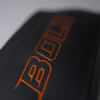Orange Fork Covers - Full Set (Blacked Out Forks)