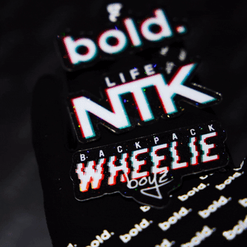 Holographic Sticker Bundle Glitch Glitter