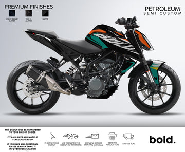 PETROLEUM - KTM DUKE Graphics kit