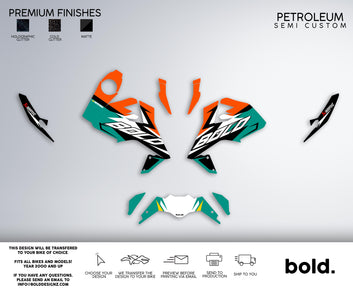 PETROLEUM - KTM DUKE Graphics kit