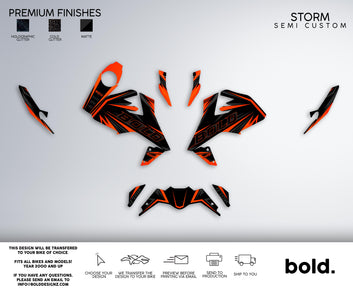 STORM - KTM DUKE Graphics kit