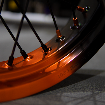 SMPRO Orange/Black | 50/50 - Supermoto Wheelset