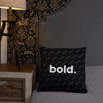bold. Decoration Pillow