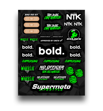Sticker Sheet - Green