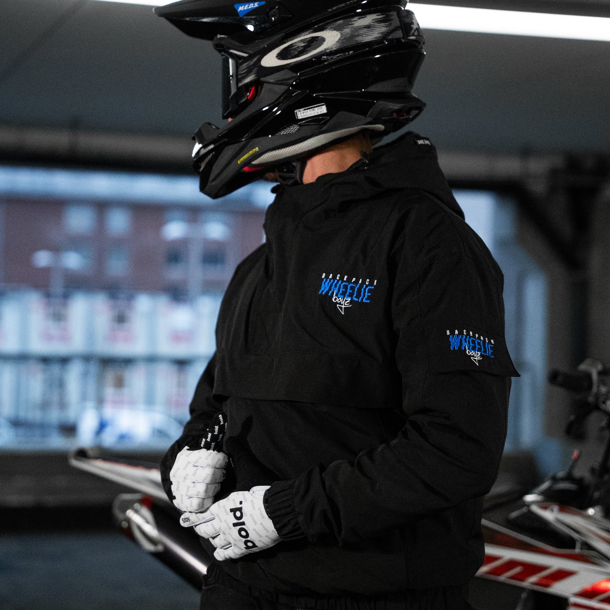 BPWB Blue Windbreaker