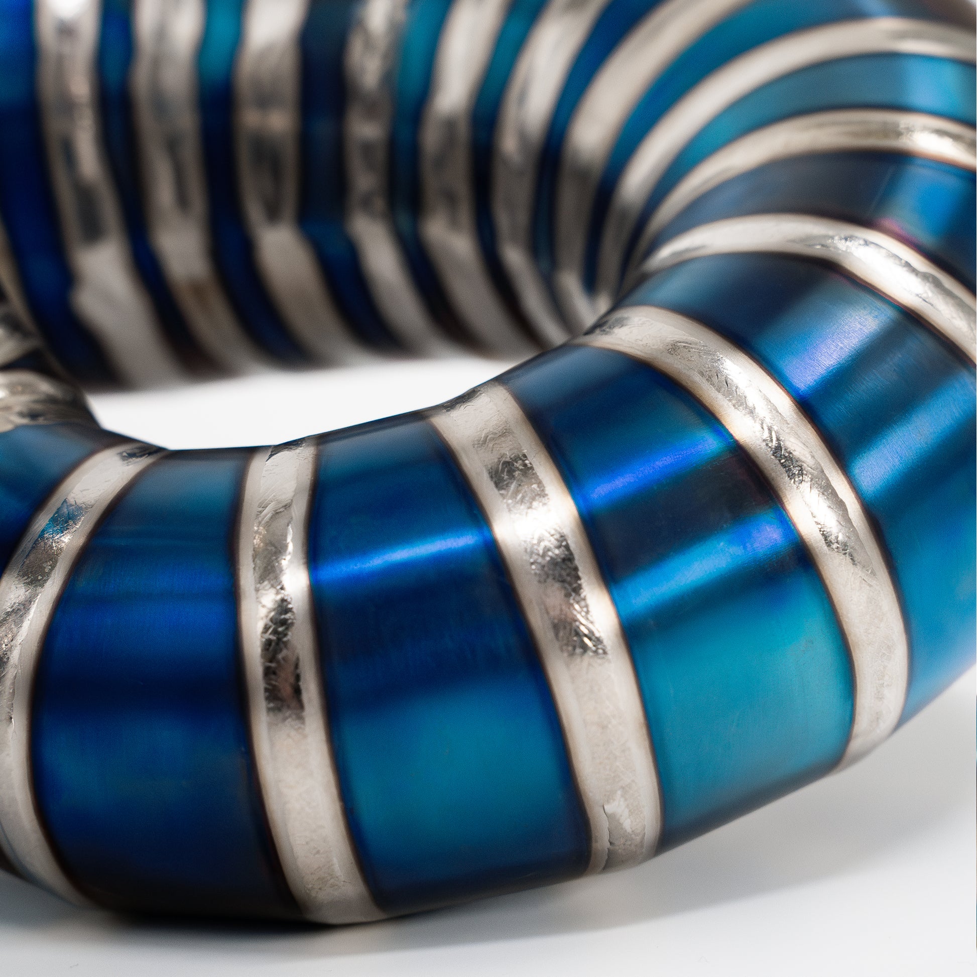 titanium header pipe closeup