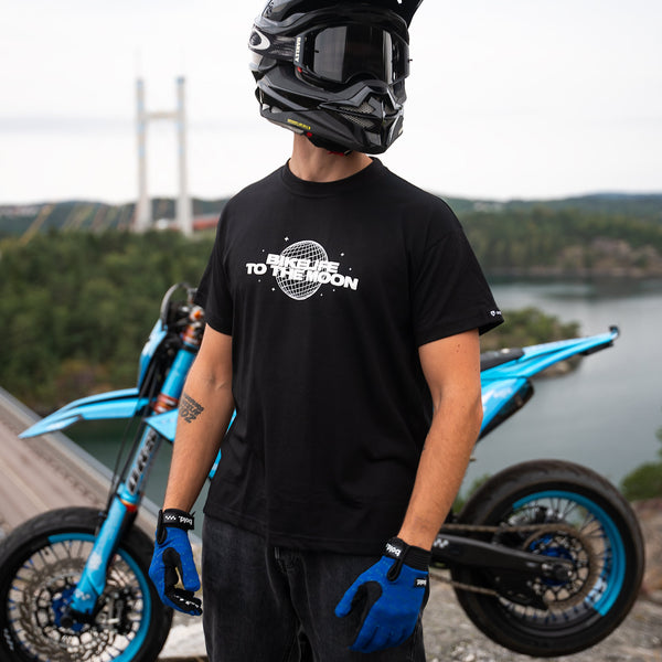 bike life helmet Bikelife To The Moon Oversized Tshirt