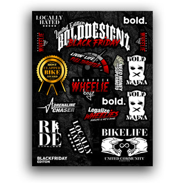 Sticker Sheet - Black Friday 2025