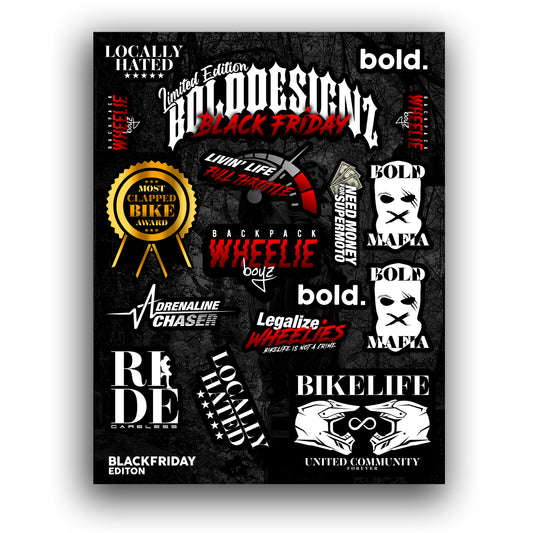 Sticker Sheet - Black Friday 2025