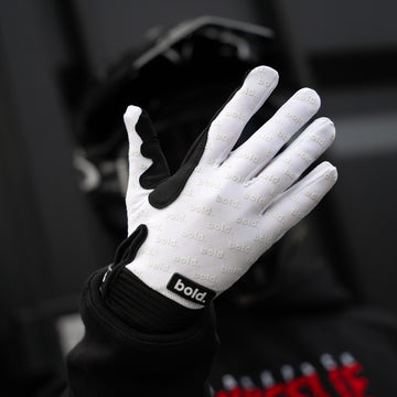 bold. SWIFT MX GLOVES - White Edition