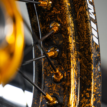 SMPRO Marble Series Gold - Supermoto Wheelset