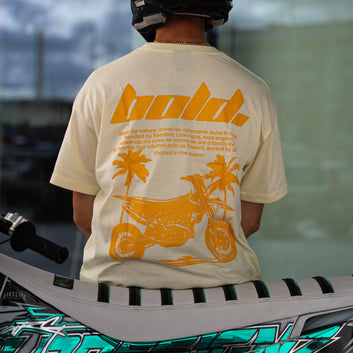 bold. Yellow Monaco Racing Tshirt
