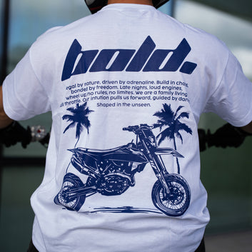 bold. Blue Monaco Racing Tshirt