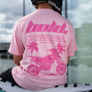 bold. Pink Monaco Racing Tshirt