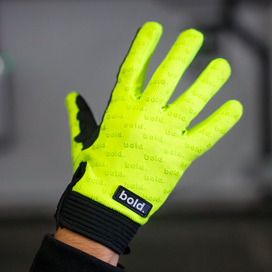 bold. Fluo Yellow SWIFT MX GLOVES