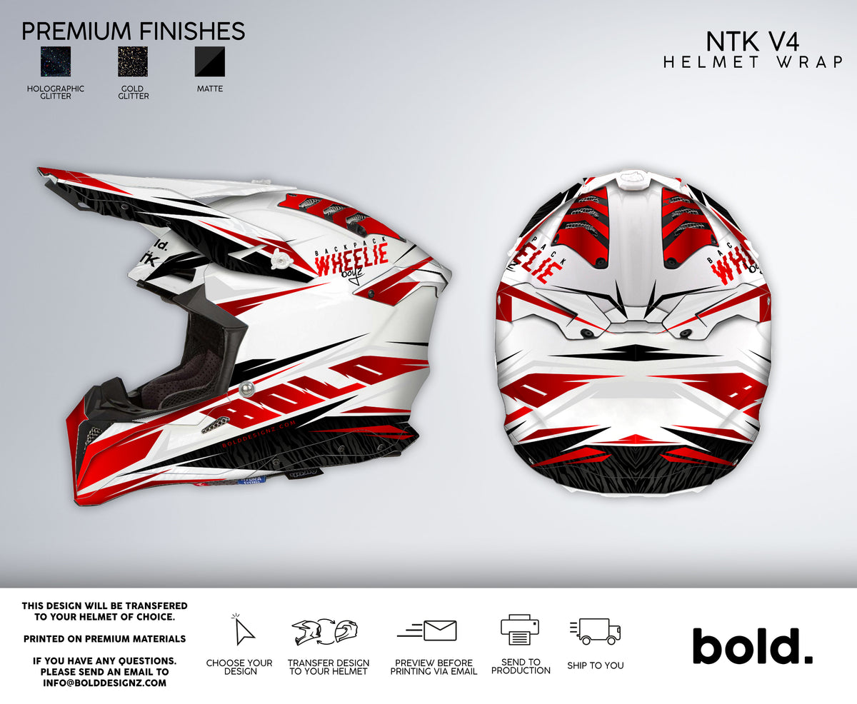 All Semi-Custom Helmet Wraps - Bolddesignz