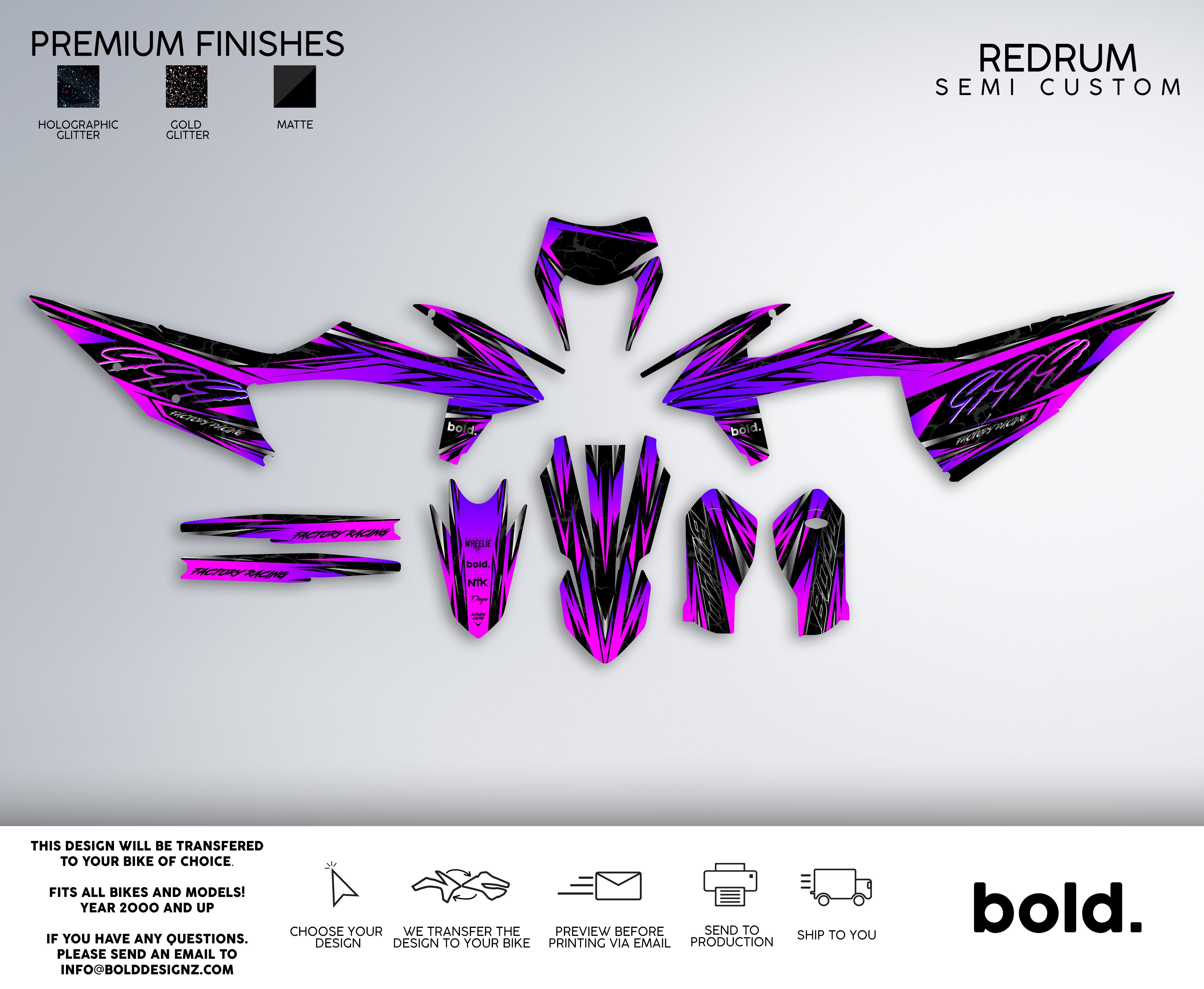 REDRUM - Graphics kit - Bolddesignz