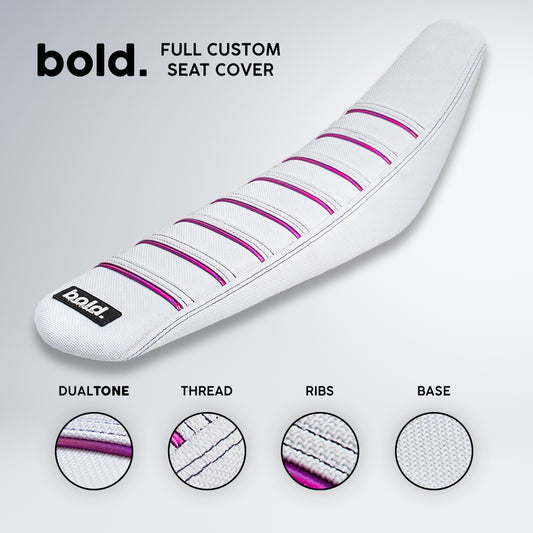 bold. Full Custom Seat Cover