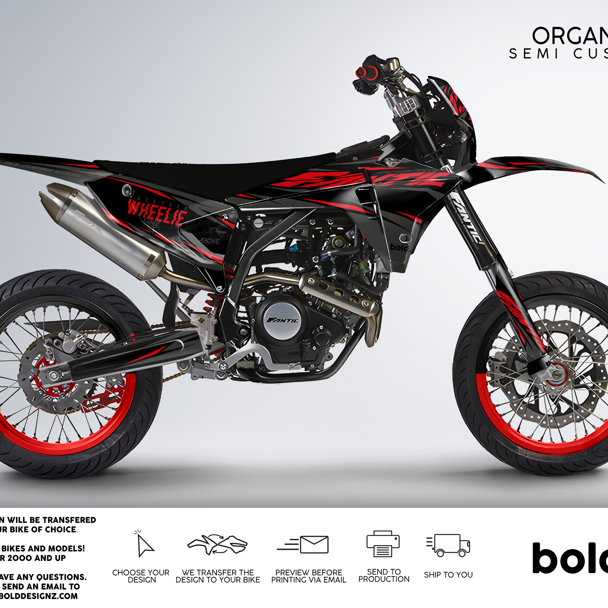 ORGANIC - Fantic Graphics kit