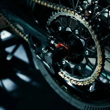 Supermoto Axle Sliders - Premium CNC With Carbon Endcaps