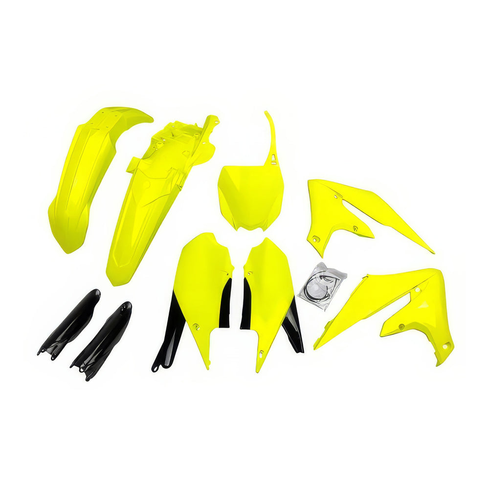 YAMAHA YZ-F 250/450 2018-2023 Complete Plastic kit in Fluo Yellow