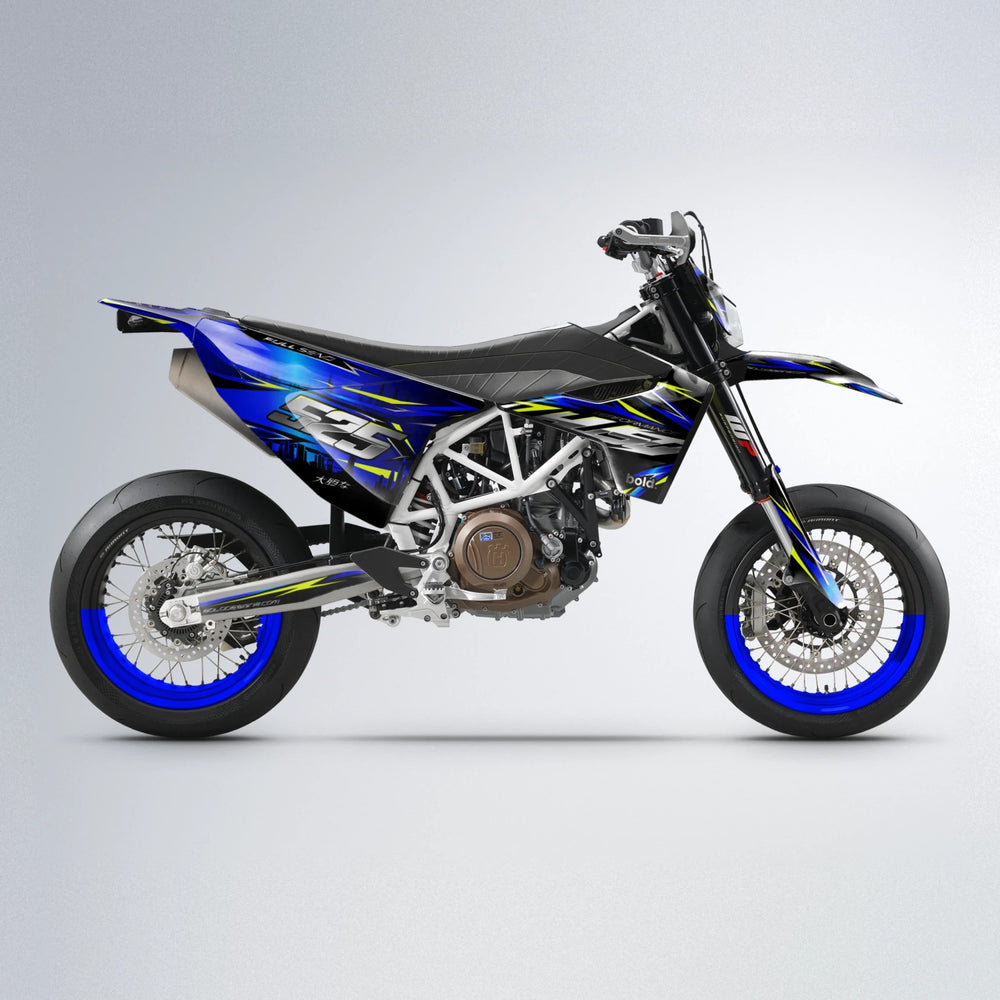 ADVANCE Husqvarna 701 supermoto graphics kit in Custom Colour