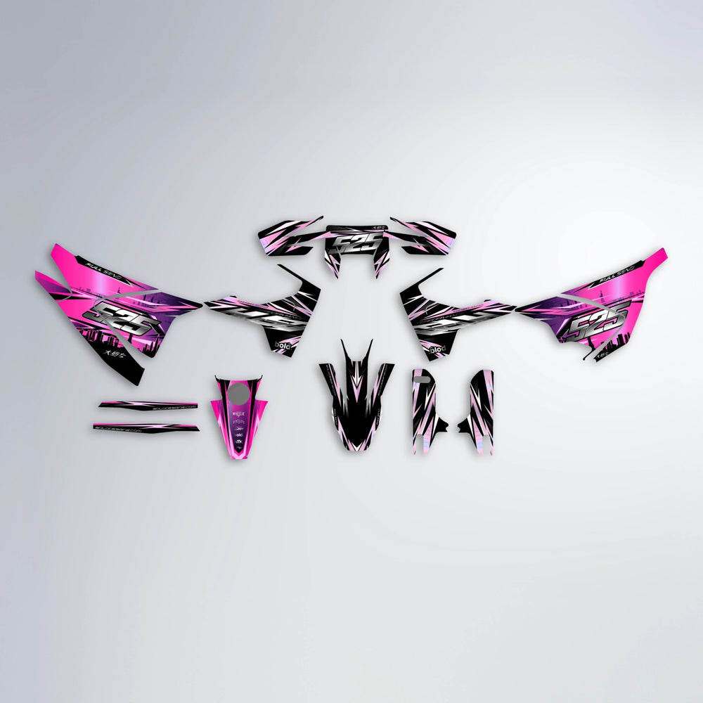 ADVANCE Husqvarna 701 graphics kit parts layout in Flamingo